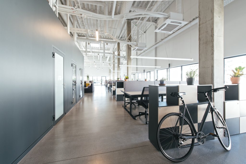 contemporary-office-interior-with-bicycle-2023-11-27-05-08-26-utc